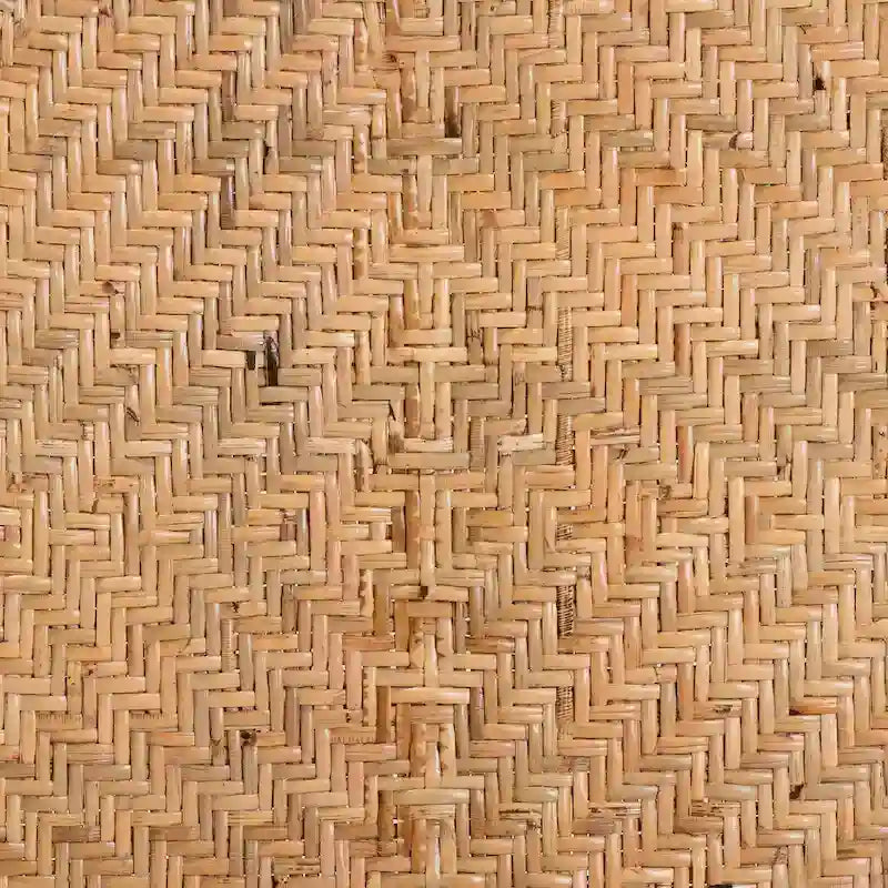 Natural Brown Rattan Bar Stool, Bohemian Style, Single