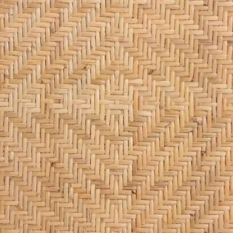 Natural Brown Rattan Bar Stool, Bohemian Style, Single