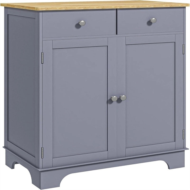2-Drawer 2-Door Sideboard Storage Cabinet, Multiple Colors