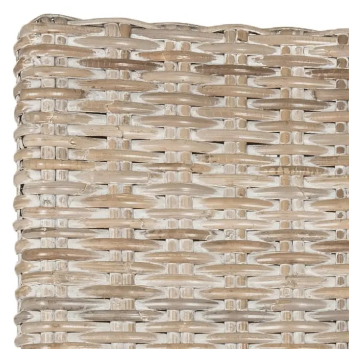 Rattan Woven Dining Chair with Arms, Set of 2
