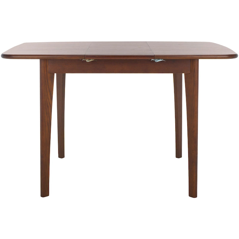 Walnut / Natural Extendable Square Dining Table, Seats 4–6