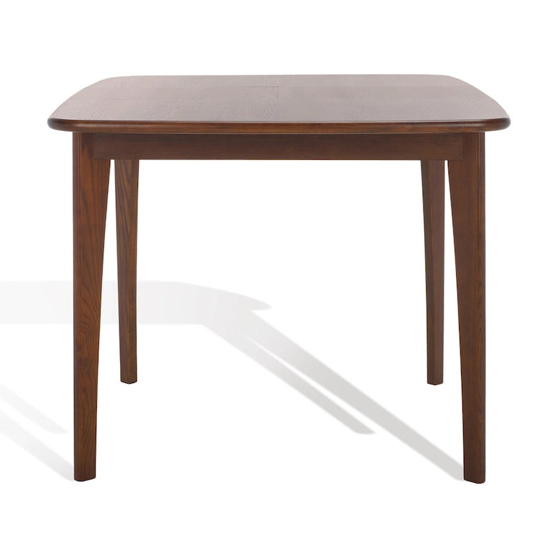 Walnut / Natural Extendable Square Dining Table, Seats 4–6