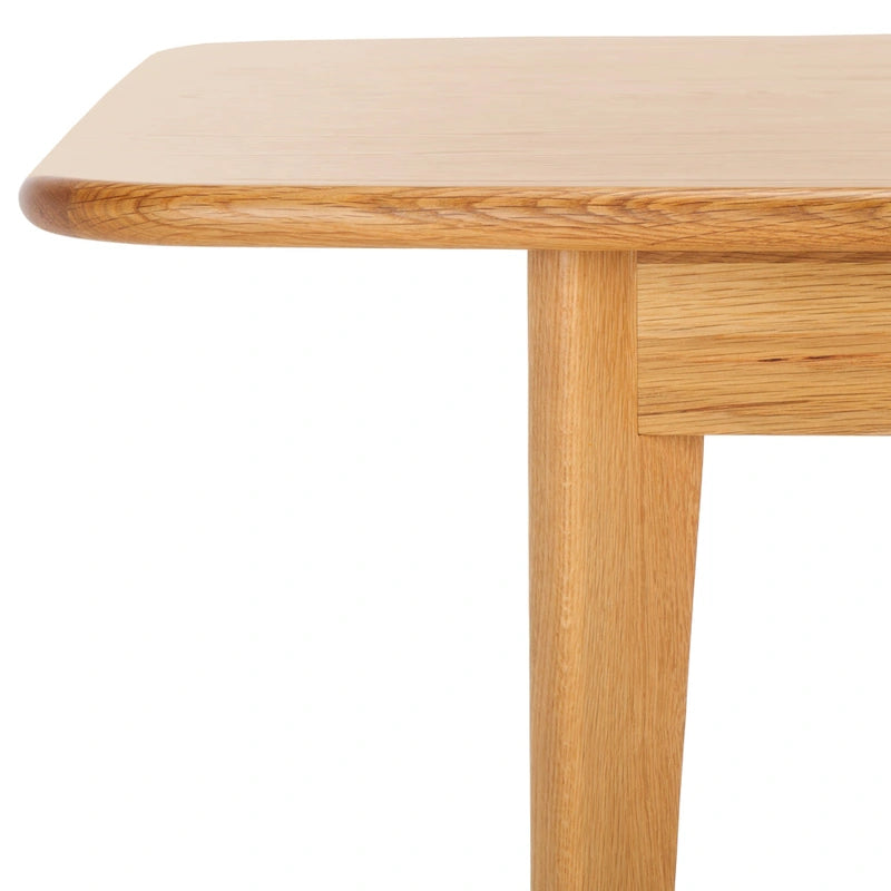 Walnut / Natural Extendable Square Dining Table, Seats 4–6