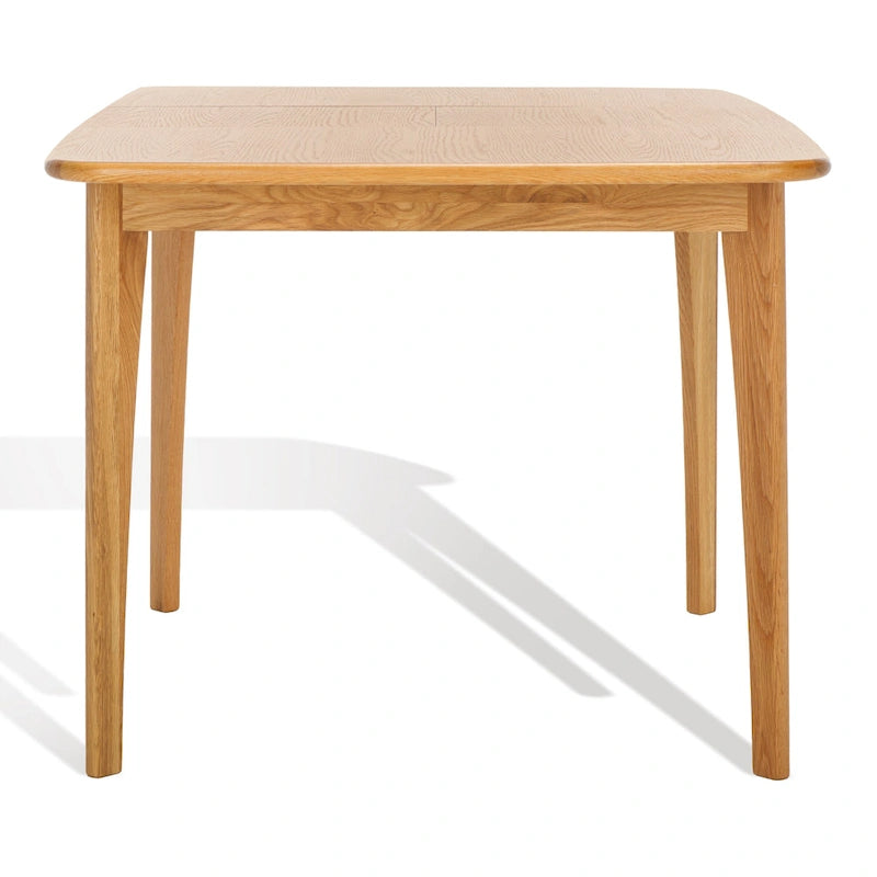 Walnut / Natural Extendable Square Dining Table, Seats 4–6
